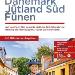 ADFC Radtourenkarte DK2 Dänemark: Jütland Süd & Fünen 1:150.000
