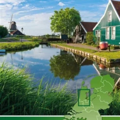 Noord-Holland Süd Radkarte Mit Knotenpunkten 1:100.000, ANWB Bl. 15