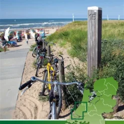 Süd-Holland Küste Radkarte Mit Knotenpunkten 1:100.000, ANWB Bl. 18