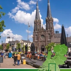 Noord-Brabant Mitte Radkarte Mit Knotenpunkten 1:100.000, ANWB Bl. 21