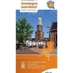 Groningen Nordost Radkarte 1:66.666, ANWB Bl. 04