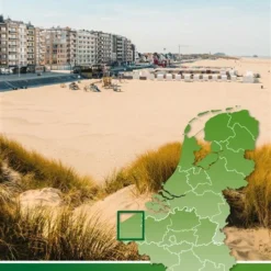 Belgische Küste Radkarte Mit Knotenpunkten 1:100.000, ANWB Bl. 27