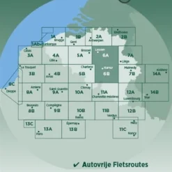 Brabant & Namur Fahrradkarte 1:75.000 - AltaVia 6A/6B