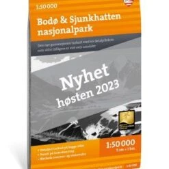 Bodo & Sjunkhatten-Nationalpark Wanderkarte 1:50.000 - Calazo Norwegen Turkart