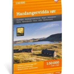 Hardangervidda Süd Wanderkarte 1:50.000 - Calazo Norwegen Turkart