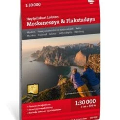 Lofoten: Moskenesoya & Flakstadoya Wanderkarte 1:30.000 - Calazo Norwegen Hoyjfellskart