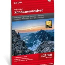 Rondanemassivet Wanderkarte 1:25.000 - Calazo Norwegen Hoyjfellskart