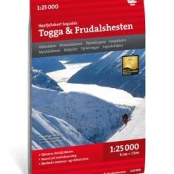 Sogndal: Togga & Frudalshesten Wanderkarte 1:25.000 - Calazo Norwegen Hoyjfellskart