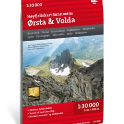 Sunnmore: Orsta & Volda Wanderkarte 1:30.000 - Calazo Norwegen Hoyjfellskart