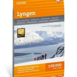 Lyngen Wanderkarte 1:50.000 - Calazo Norwegen Turkart
