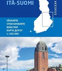 Finnland Ost / Itä-Suomi Straßenkarte 1:250.000