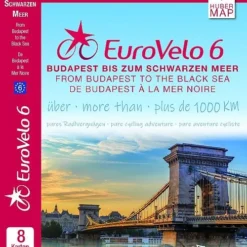 Eurovelo 6 Vom Budapest Bis Zum Schwarzen Meer Mit Dem Fahrrad - Kartenset (8 Karten In 1:100.000)