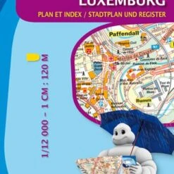Michelin 11 Luxemburg Stadtplan,. Wasser- Und Reißfest 1:12.000