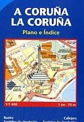 Michelin 82 La Coruna Stadtplan 1:7.000