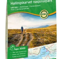 Hallingskarvet Topographische Wanderkarte 1:50.000 Bl. 3001 - Nordeca Topo 3000