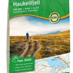Haukelifjell Topographische Wanderkarte 1:50.000 Bl. 3004 - Nordeca Topo 3000