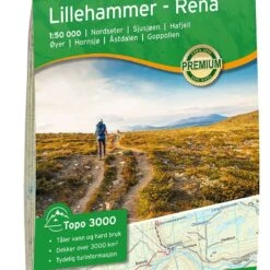 Lillehammer Rena Topographische Wanderkarte 1:50.000 Bl. 3008 - Nordeca Topo 3000