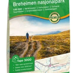 Breheimen Nasjonalpark Topographische Wanderkarte 1:50.000 Bl. 3011 - Nordeca Topo 3000