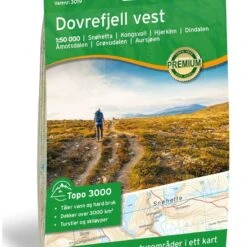 Dovrefjell Vest Topographische Wanderkarte 1:50.000 Bl. 3019 - Nordeca Topo 3000
