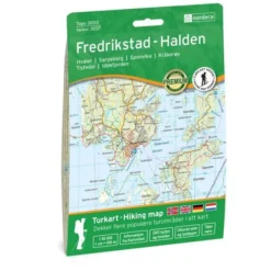 Fredrikstad - Halden Topographische Wanderkarte 1:50.000 Bl. 3037 - Nordeca Topo 3000