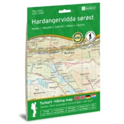 Hardangervidda Südost Topographische Wanderkarte 1:50.000 Bl. 3055 - Nordeca Topo 3000