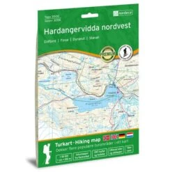 Hardangervidda Nordwest Topographische Wanderkarte 1:50.000 Bl. 3056 - Nordeca Topo 3000