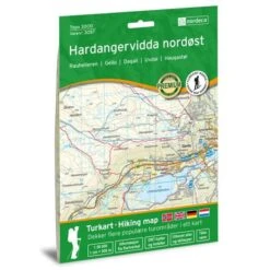 Hardangervidda Nordost Topographische Wanderkarte 1:50.000 Bl. 3057 - Nordeca Topo 3000