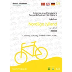 Nord-Jütland Radwanderkarte (Dänemark - Nordlige Jylland) 1:100.000 Bl. 5/8 Nordisk