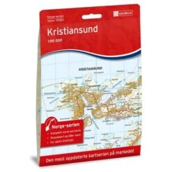 Norwegen Topographische Karte Kristiansund Norge-Serien 1:50.000 Nr. 10083