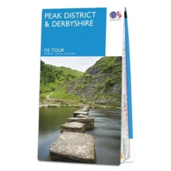 OS Tour Map Peak District & Derbyshire Freizeitkarte Mit Radrouten 1:100.000