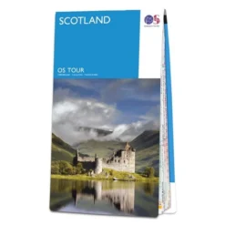 OS Tour Map Scotland Freizeitkarte Mit Radrouten 1:500.000