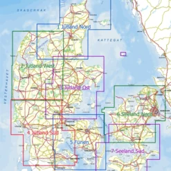 Seeland Nord Fahrradkarte (Dänemark) 1:100.000 Bl. 6 Von ProjektNord