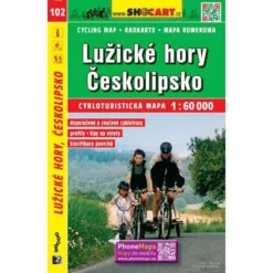 Lausitzergebirge, Böhmisch Leipa Radwanderkarte 1:60.000 - SHOCart 102
