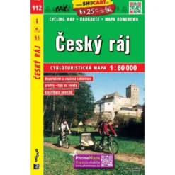 Böhmisches Paradies Radwanderkarte 1:60.000 - SHOCart 112