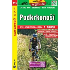 Südliches Vorgebirge Des Riesengebirges Radwanderkarte 1:60.000 - SHOCart 113