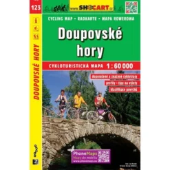 Doupovske Hory / Duppauer Gebirge Radwanderkarte 1:60.000 - SHOCart 123