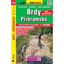 Brdy, Pribram / Freiberg In Böhmen Radwanderkarte 1:60.000 - SHOCart 133
