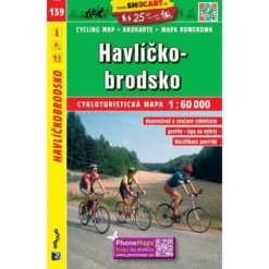 Deutschbrod / Havlickuv Brod Radwanderkarte 1:60.000 - SHOCart 139