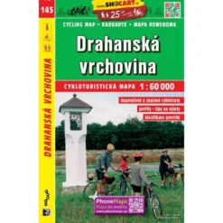 Drahanska Vrchovina / Drahaner Bergland Radwanderkarte 1:60.000 - SHOCart 145