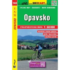 Troppau / Opava Radwanderkarte 1:60.000 - SHOCart 148