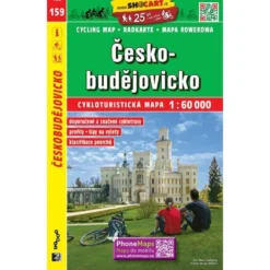 Budweis / Böhmisch Budweis Radwanderkarte 1:60.000 - SHOCart 159