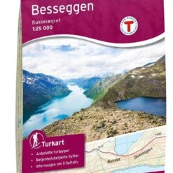 Besseggen Wanderkarte 1:25.000 – Norwegen, Turkart 2649 Von Nordeca