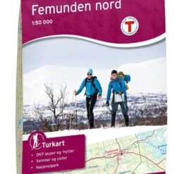 Norwegen Topographische Wanderkarte Femunden Nord 1:50.000, Turkart 2721