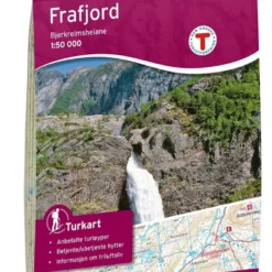 Frafjord-Bjerkreimsheiane Wanderkarte 1:50.000 – Norwegen, Turkart 2541 Von Nordeca