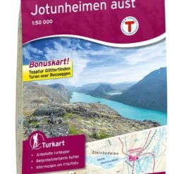 Jotunheimen Ost / Aust Wanderkarte 1:50.000 – Norwegen, Turkart 2503 Von Nordeca