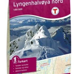 Lyngenhalvoya Nord / Lyngenhalvøya Nord Wanderkarte 1:50.000, Turkart 2780 Von Nordeca
