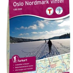 Oslo Nordmark Wanderkarte Winterausgabe 1:50.000 – Norwegen, Turkart 2425 Von Nordeca