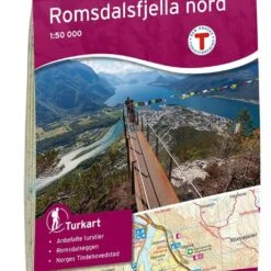 Romsdalsfjella Nord Wanderkarte 1:50.000 – Norwegen, Turkart 2821 Von Nordeca