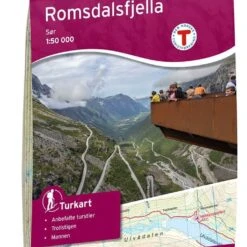 Romsdalsfjella Süd Wanderkarte 1:50.000 – Norwegen, Turkart 2822 Von Nordeca