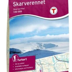 Skarverennet Wanderkarte 1:50.000 – Norwegen, Turkart 2703 Von Nordeca
